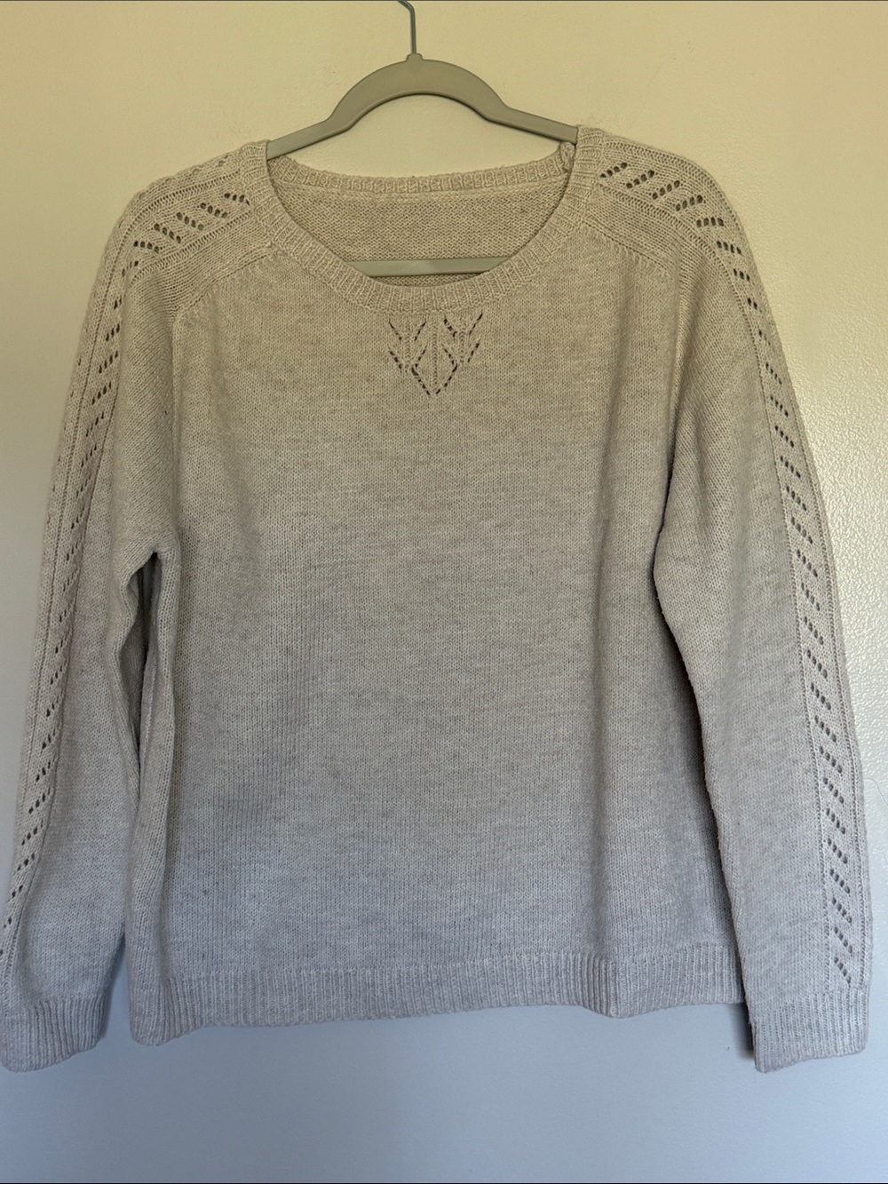 Classic Cream Knit Sweater